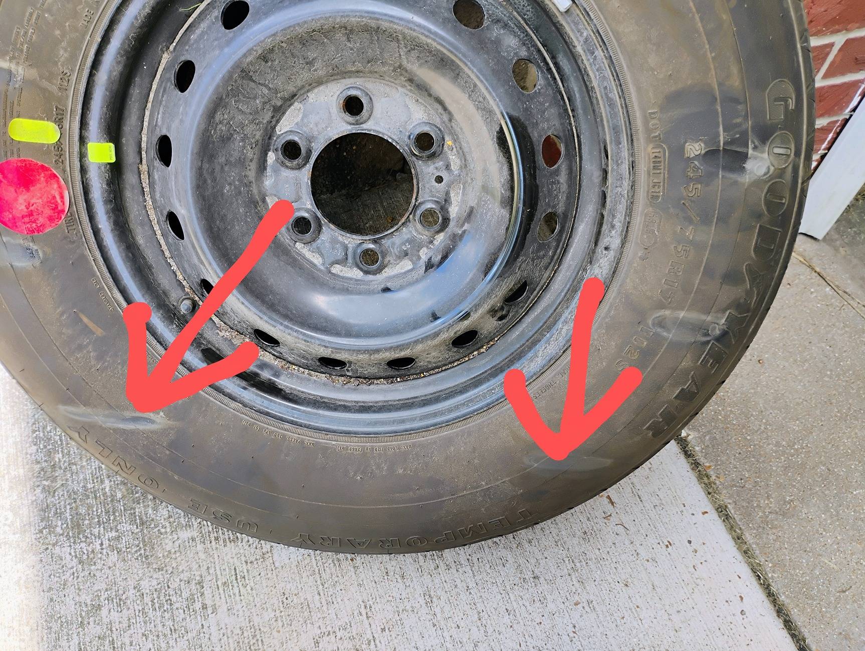 2024 Tacoma TPMS and spare 1000000566