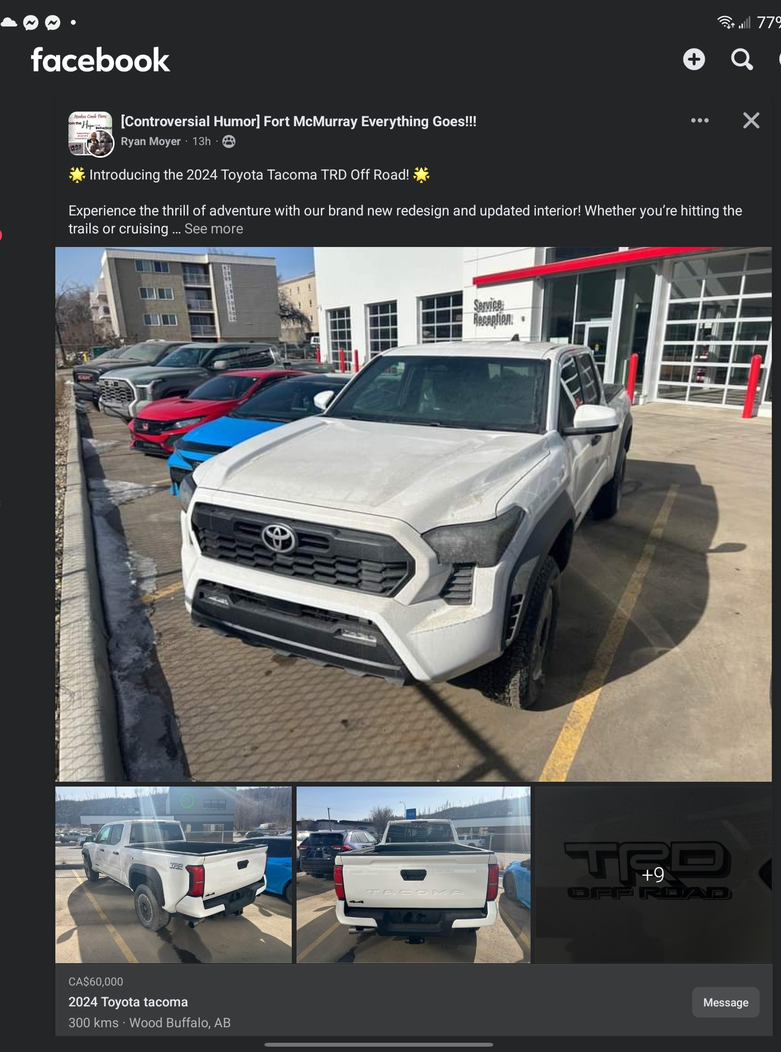 2024 Tacoma Anyone in Canada getting any dealer updates? 1000003434