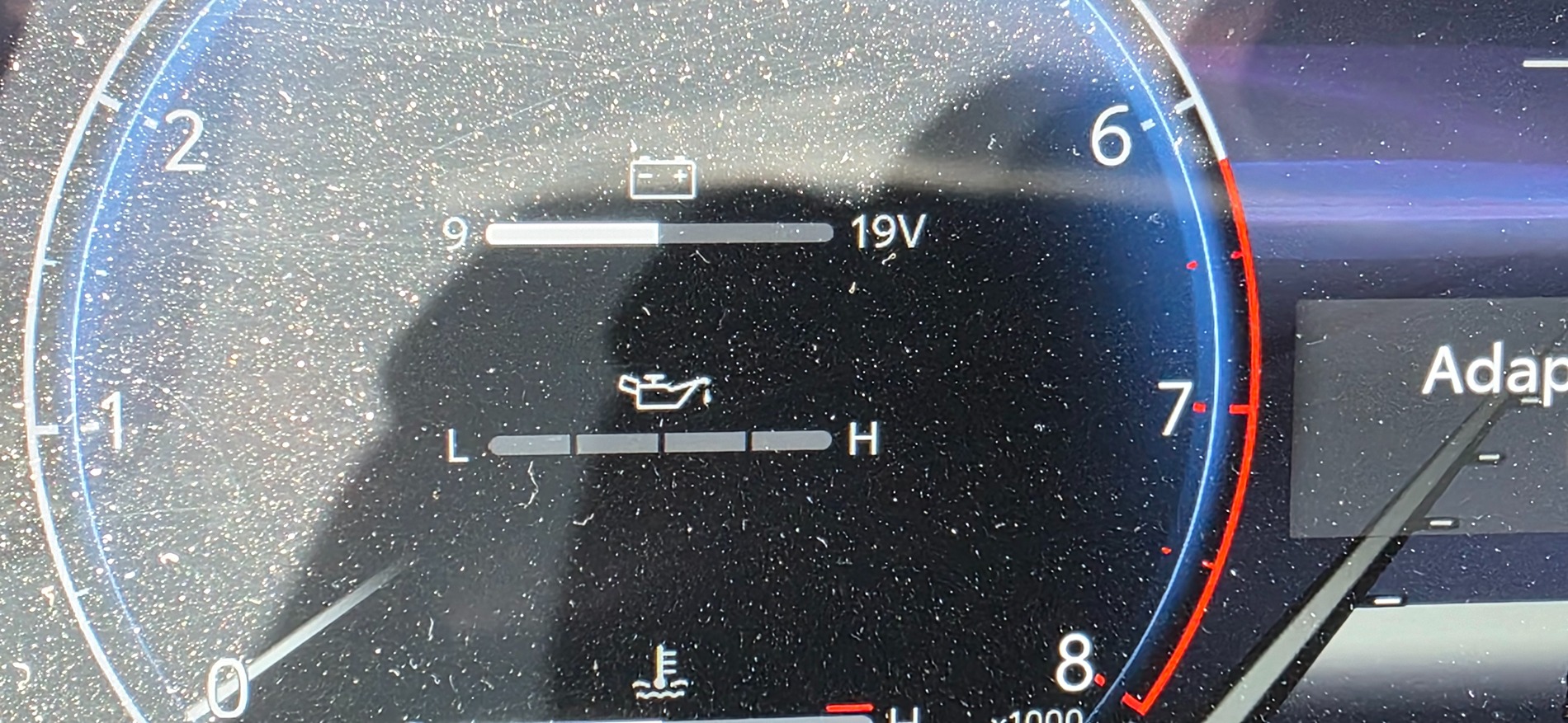 2024 Tacoma Trailhunter possible low oil level 1000004360