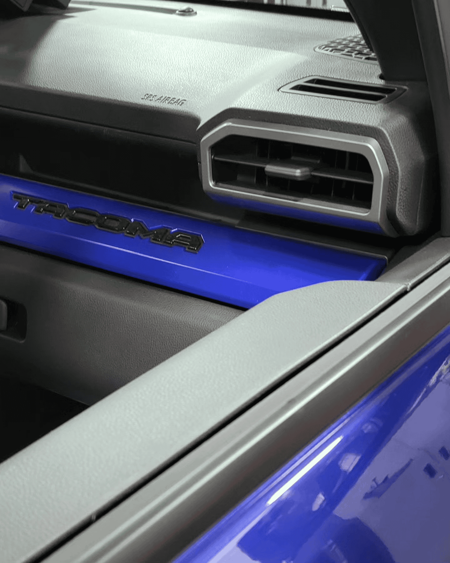 2024 Tacoma Trim accents repainted in Matte Blue Crush 1709137825751