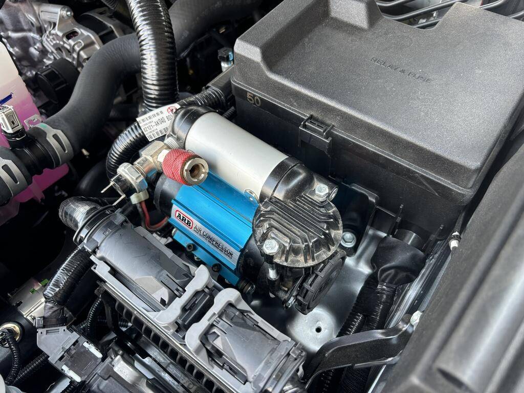 2024 Tacoma My 3D printed parts for 2024+ Tacoma 4th Gen -- bed storage box, flashlight holder, oil change channel, ARB compressor bracket 1746566899757-vy
