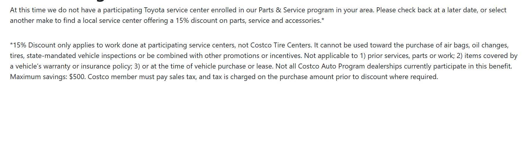 2024 Tacoma A reminder that if you are a Costco member you get 15% off at most local dealerships on parts and service 1751983275486-3v