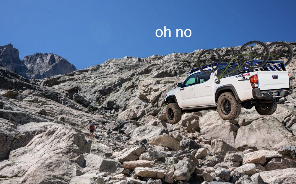 2024 Tacoma RIGd RambleSwing installed. RIP departure angle. 1755572530121-wb