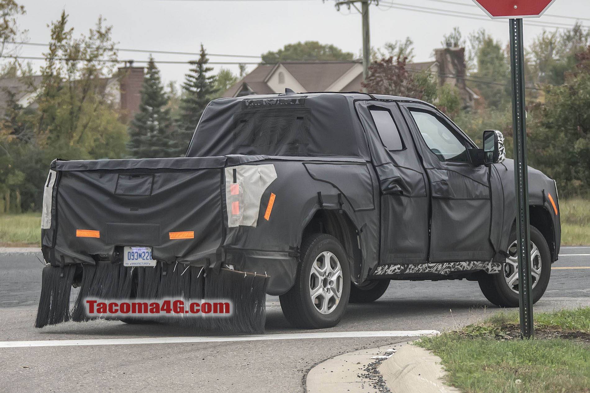 2024 Tacoma 2024 Tacoma (4th Gen) Prototype Spied in First Sighting!! 2023 Toyota Tacoma Prototype Tacoma4G.com 12