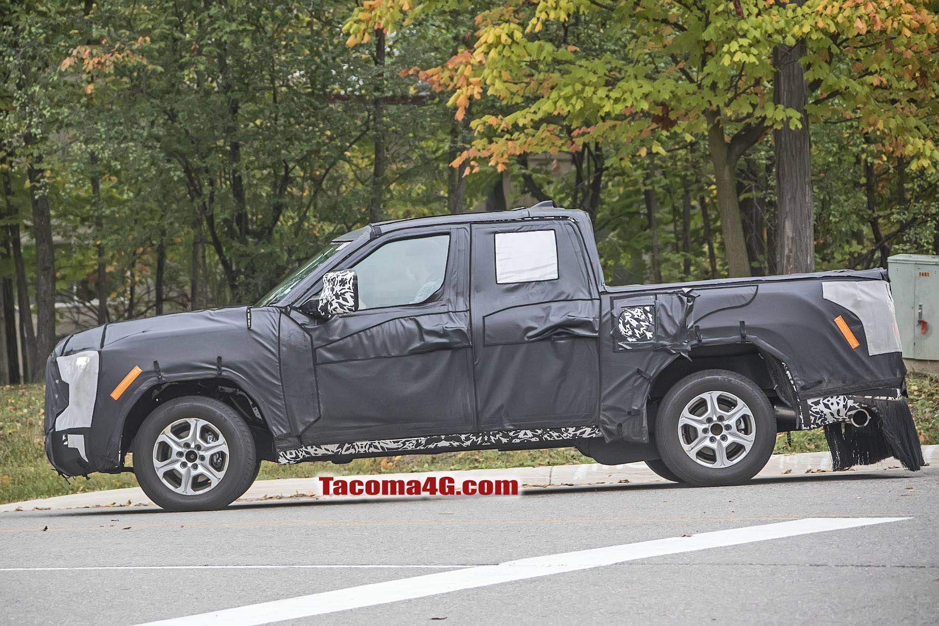 2024 Tacoma 2024 Tacoma (4th Gen) Prototype Spied in First Sighting!! 2023 Toyota Tacoma Prototype Tacoma4G.com 4