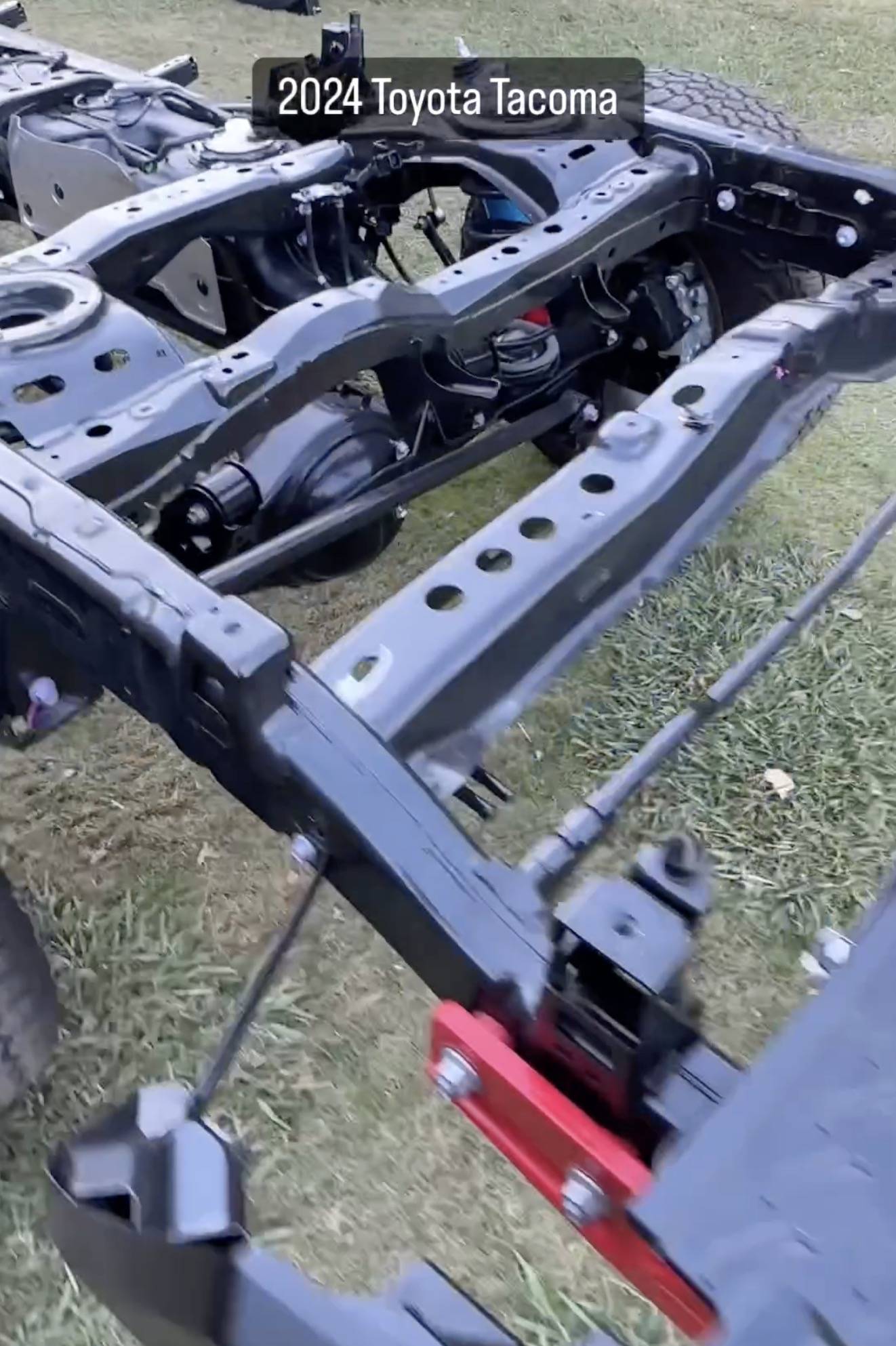 2024 Tacoma 2024 Tacoma Chassis/Frame and Suspension Closer Look 2024 Tacoma Frame Chassis Suspension Engine 1