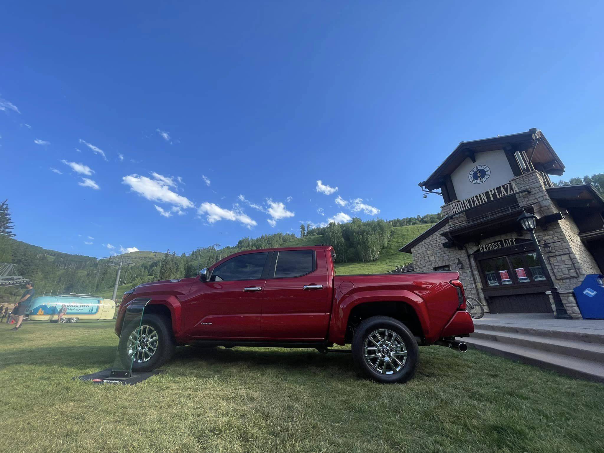 2024 Tacoma 2024 Tacoma Limited in Supersonic Red appears at Toyota Takeover Weekend Vail 2024 Tacoma Limited in Supersonic Red 1