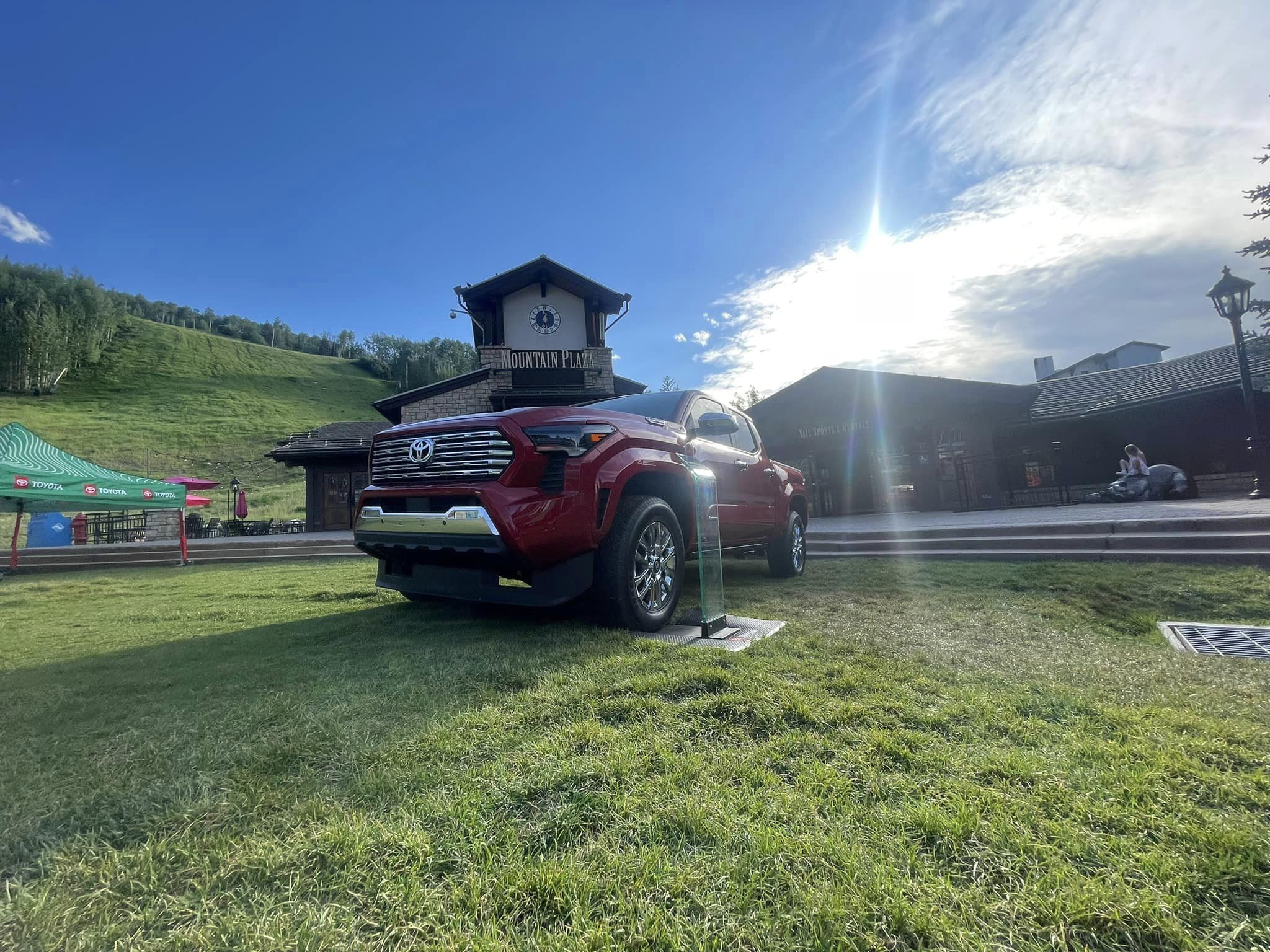 2024 Tacoma 2024 Tacoma Limited in Supersonic Red appears at Toyota Takeover Weekend Vail 2024 Tacoma Limited in Supersonic Red 3