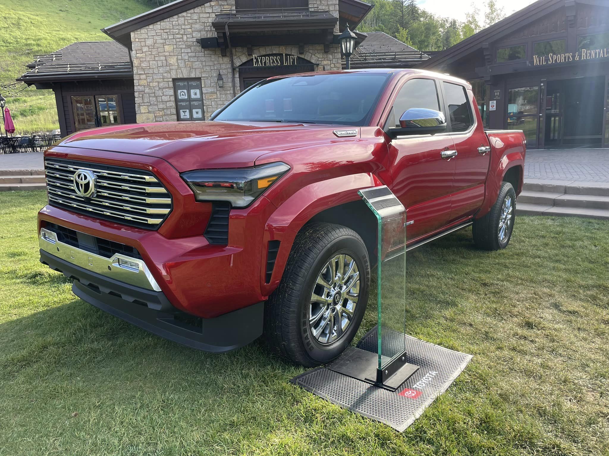 2024 Tacoma 2024 Tacoma Limited in Supersonic Red appears at Toyota Takeover Weekend Vail 2024 Tacoma Limited in Supersonic Red 4