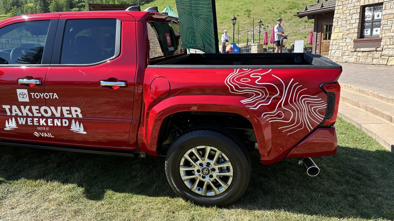 2024 Tacoma 2024 Tacoma Limited in Supersonic Red appears at Toyota Takeover Weekend Vail 2024 Tacoma Limited in Supersonic Red 6