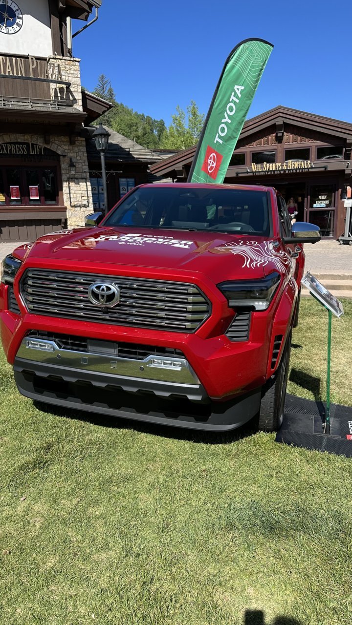 2024 Tacoma 2024 Tacoma Limited in Supersonic Red appears at Toyota Takeover Weekend Vail 2024 Tacoma Limited in Supersonic Red 8