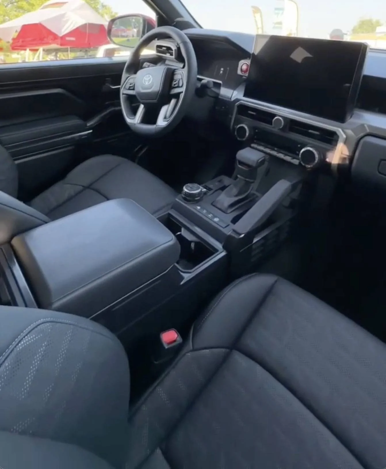 2024 Tacoma 2024 Tacoma TRD Off-Road has first official public reveal @ Overland Expo! [Videos + Photos] 2024 Tacoma Off-Road SofTex Seats Interior 4