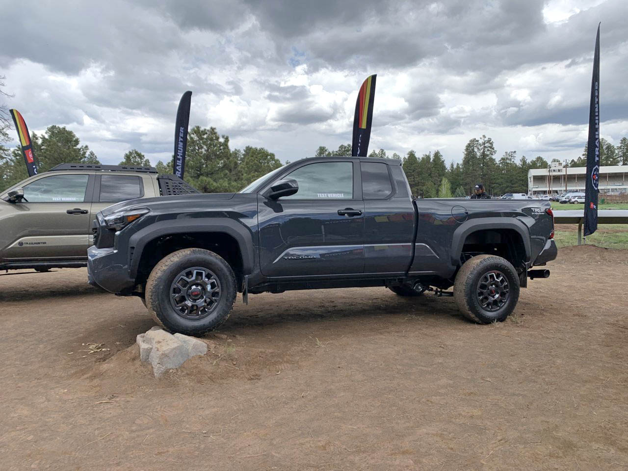 2024 Tacoma 2024 Tacoma Trailhunter (+ undercarriage / underbody) and PreRunner at Overland Expo 2023 -- first public photos & impressions from 3rd gen owner 2024 Tacoma PreRunner Overland Expo real life photo