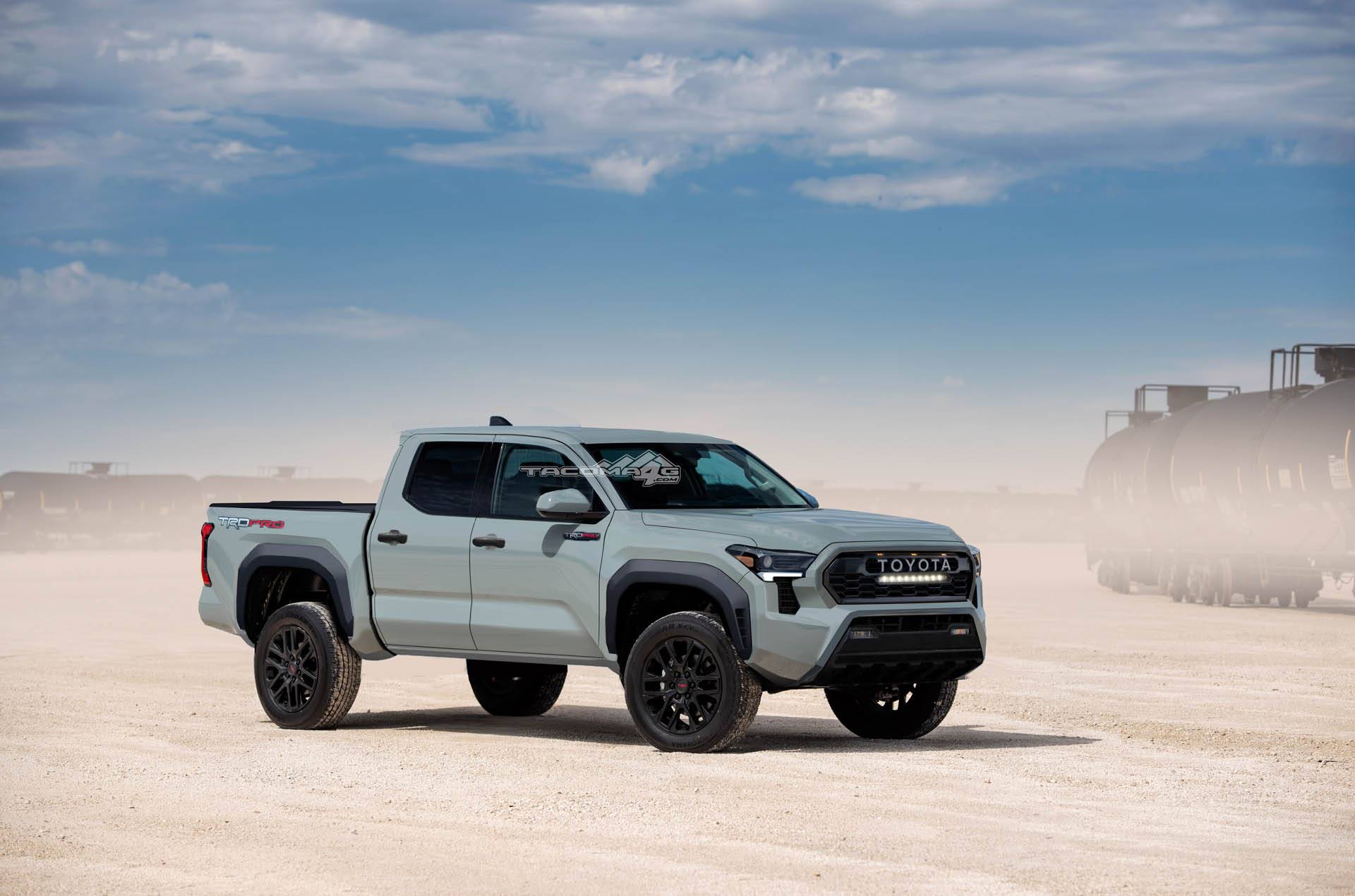 2024 Tacoma Our 2024 Toyota Tacoma TRD PRO Preview Renderings! 2024 Tacoma TRD Pro Cement