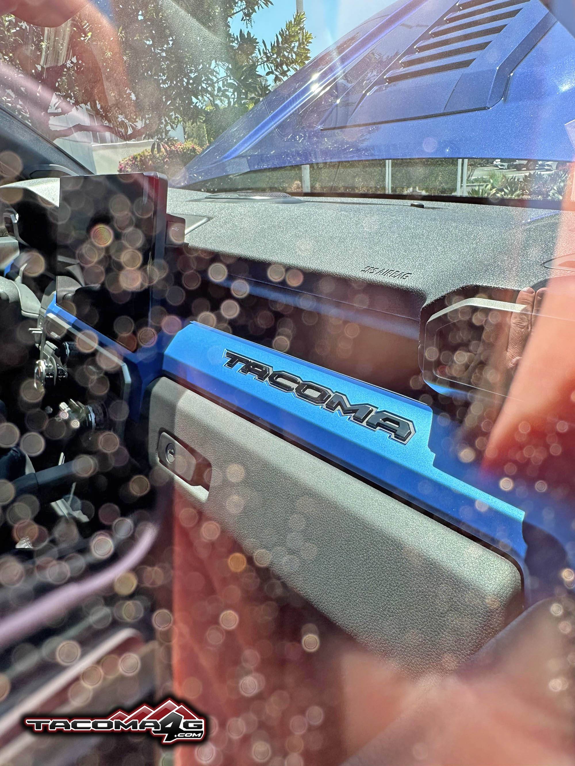 2024 Tacoma Official BLUE CRUSH 2024 Tacoma Thread (4th Gen) 2024 Tacoma TRD Sport Interior 1