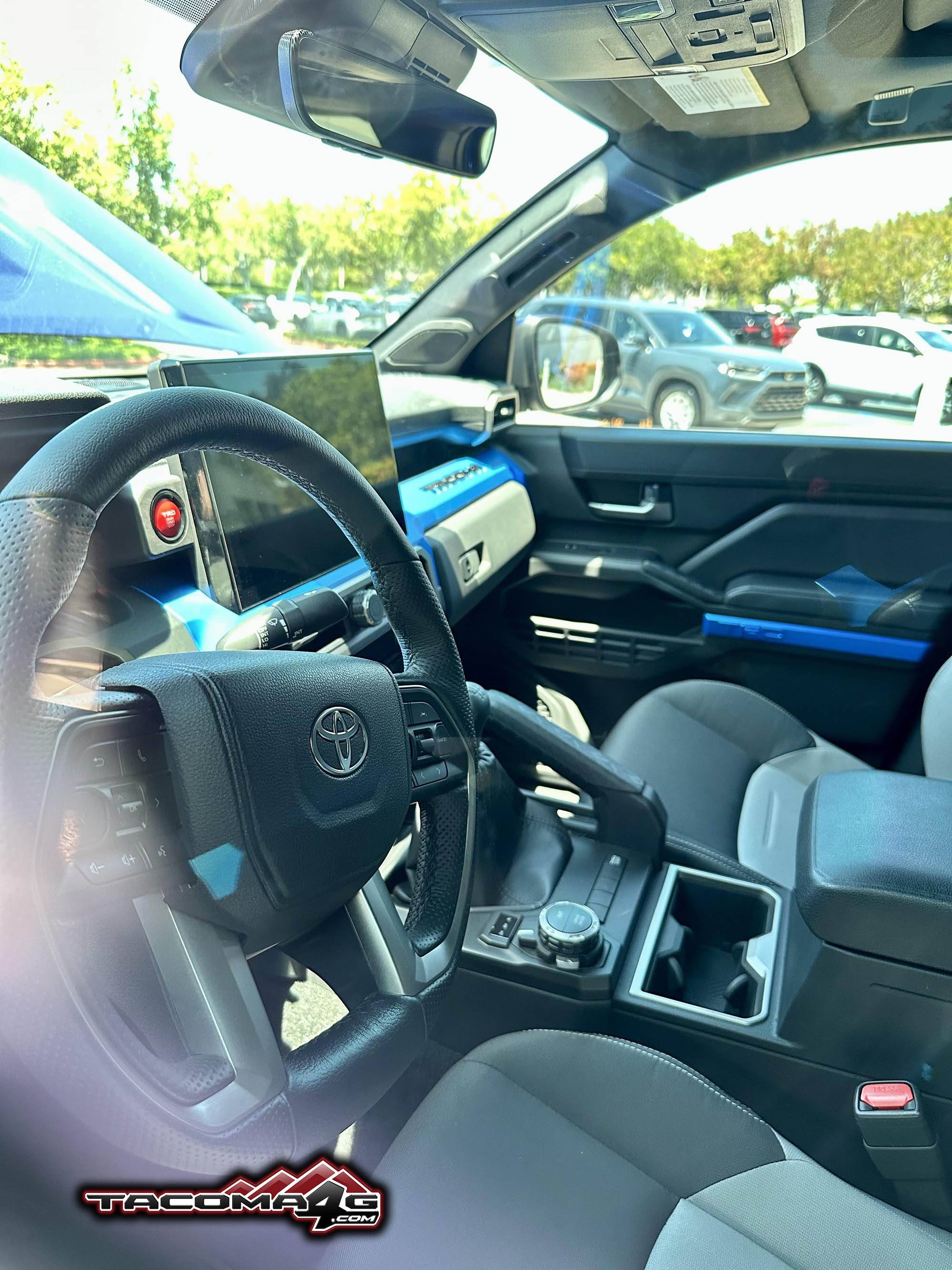 2024 Tacoma BLUE CRUSH 2024 Tacoma Thread (4th Gen) 2024 Tacoma TRD Sport Interior