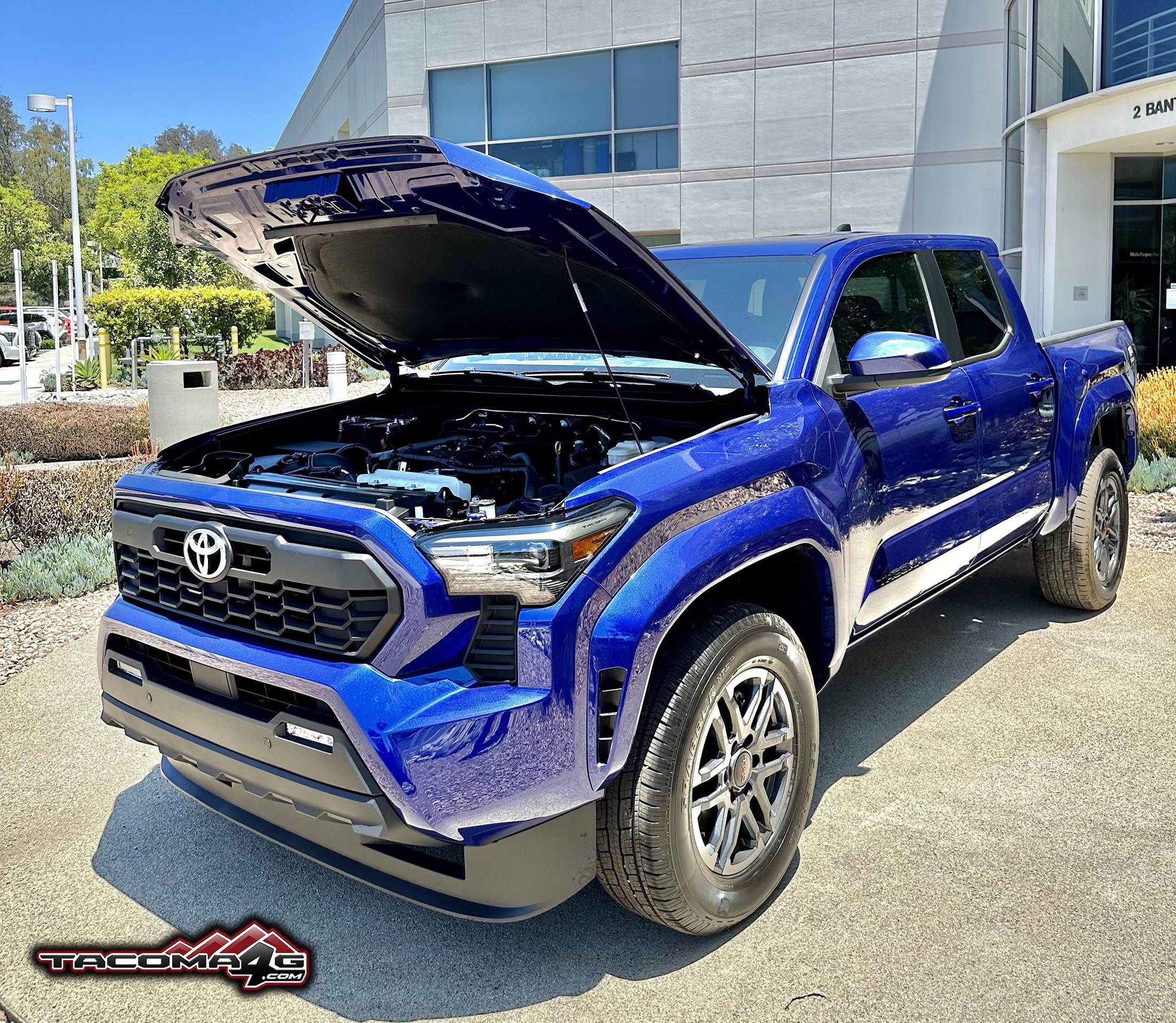 2024 Tacoma Spotted: 2024 Tacoma TRD Sport in Blue Crush Metallic 2024 Tacoma TRD Sport