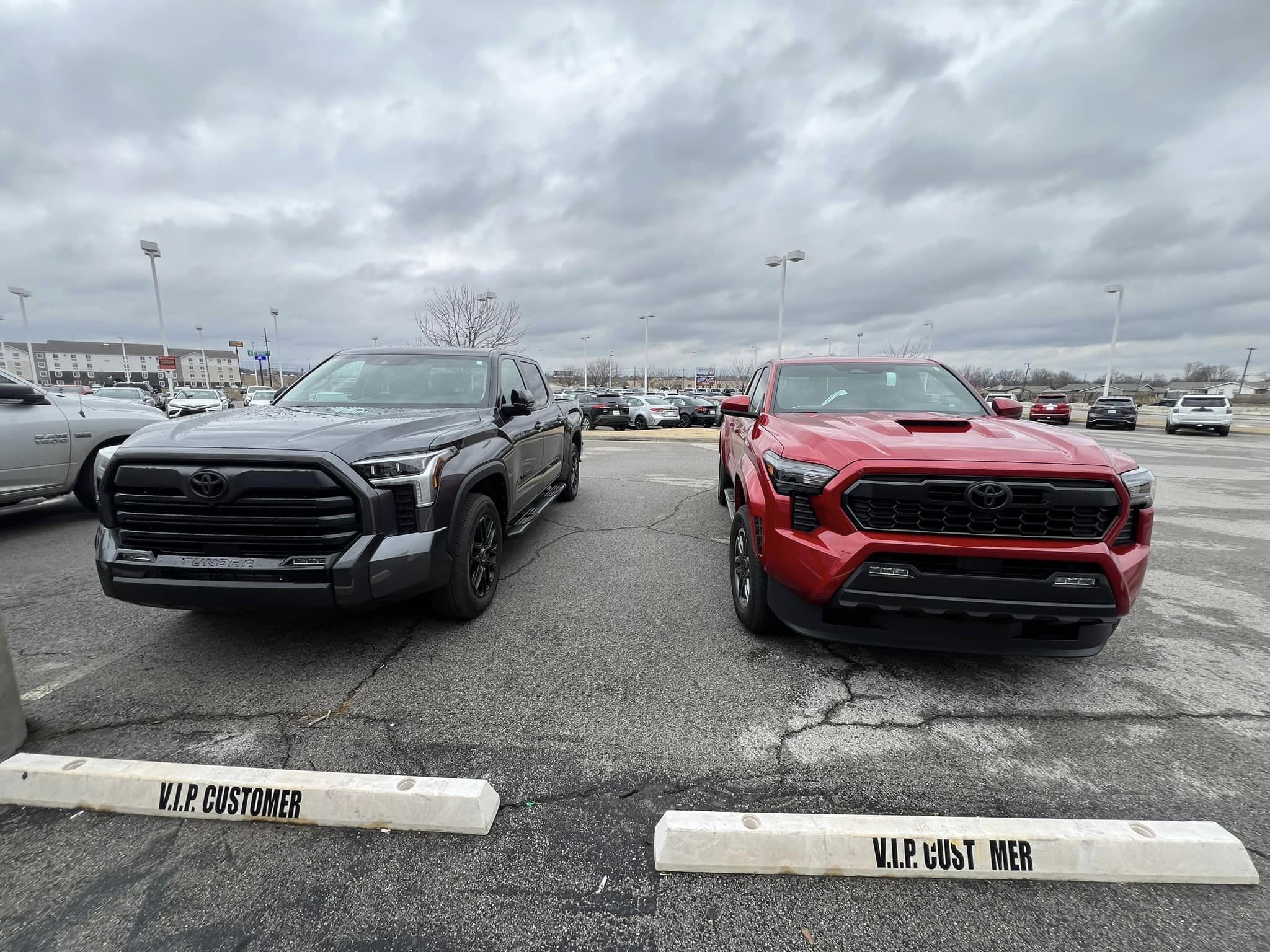 2024 Tacoma Updates of 2024 Tacomas on dealer lots (dealership, pricing, photos) 2024-tacoma-trd-sport-supersonic-red-delivered-5