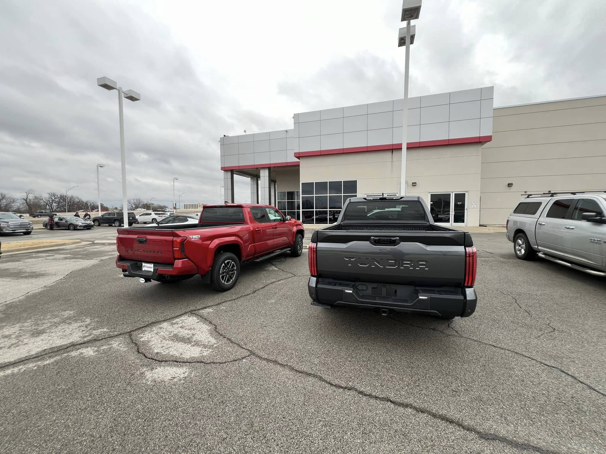 2024 Tacoma Updates of 2024 Tacomas on dealer lots (dealership, pricing, photos) 2024-tacoma-trd-sport-supersonic-red-delivered-6