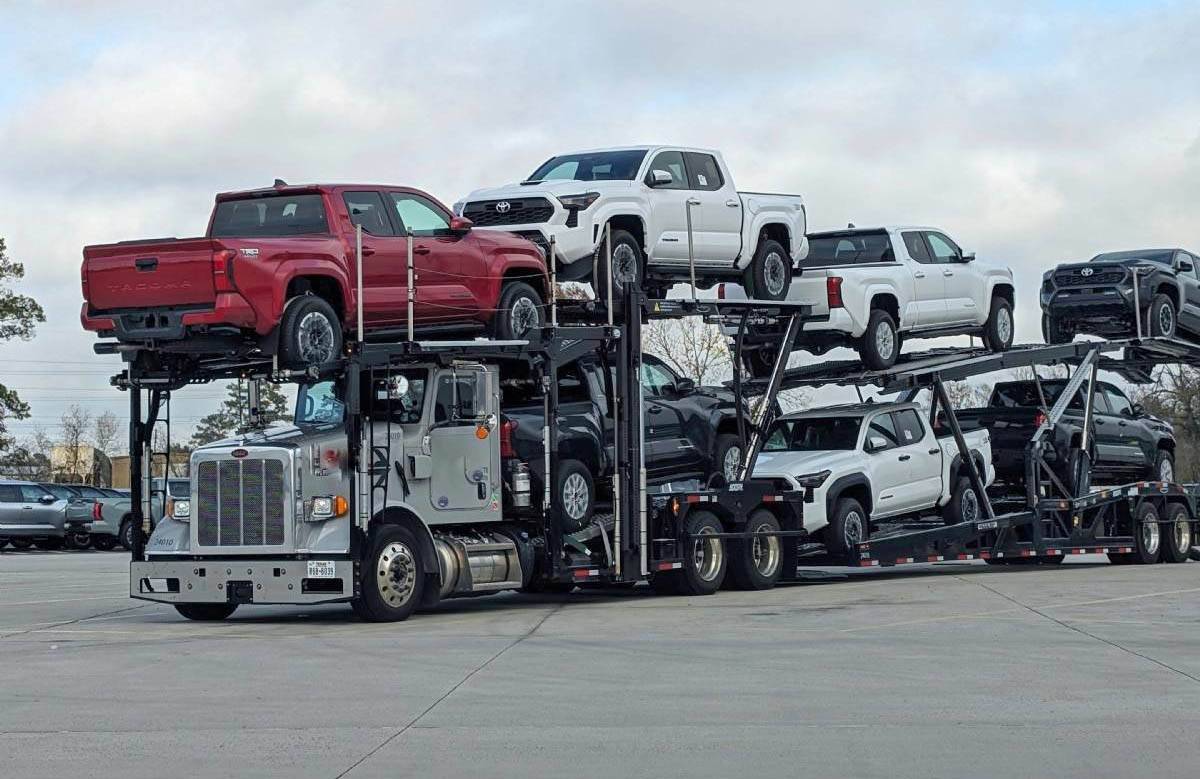 2024 Tacoma 2024 Tacomas delivery on way to Toyota Distributor (GST) in Texas! 2024 tacomas delivery