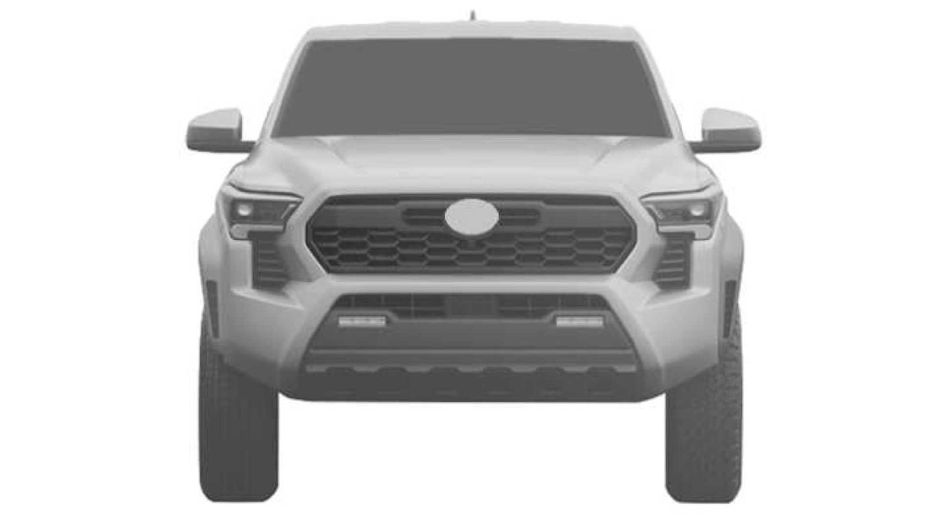 2024 Tacoma 2024 Tacoma Design Images Revealed in Patent! 📸 🕵🏻‍♂️ 2024 Toyota Tacoma 4th gen patent design 8