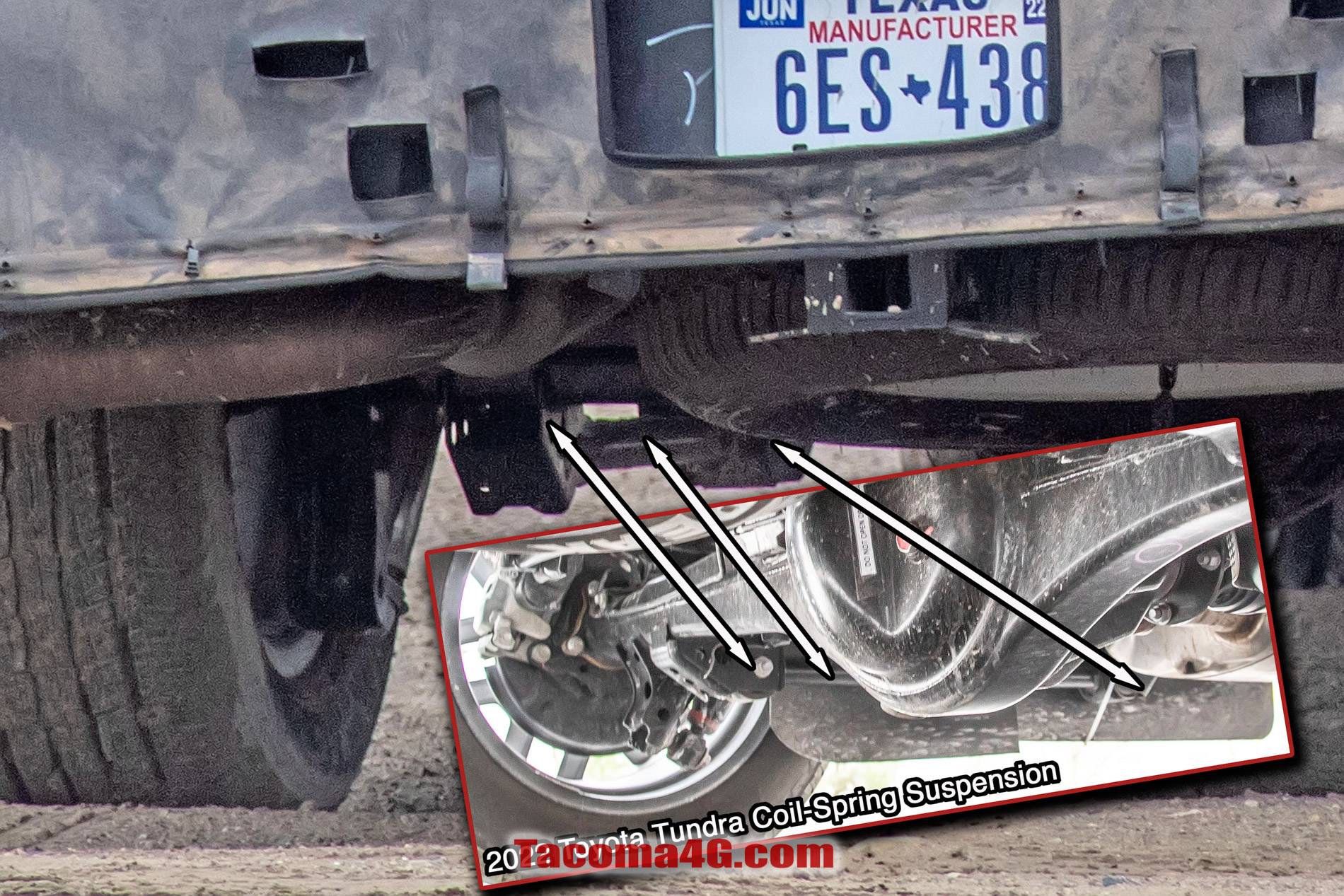 2024 Tacoma New 2024 Tacoma (4th Next Gen) Mule Off-Road Testing Reveals More Suspension Details -- 5/27/22 2024 Toyota Tacoma 4th gen spy photos suspension interior 26