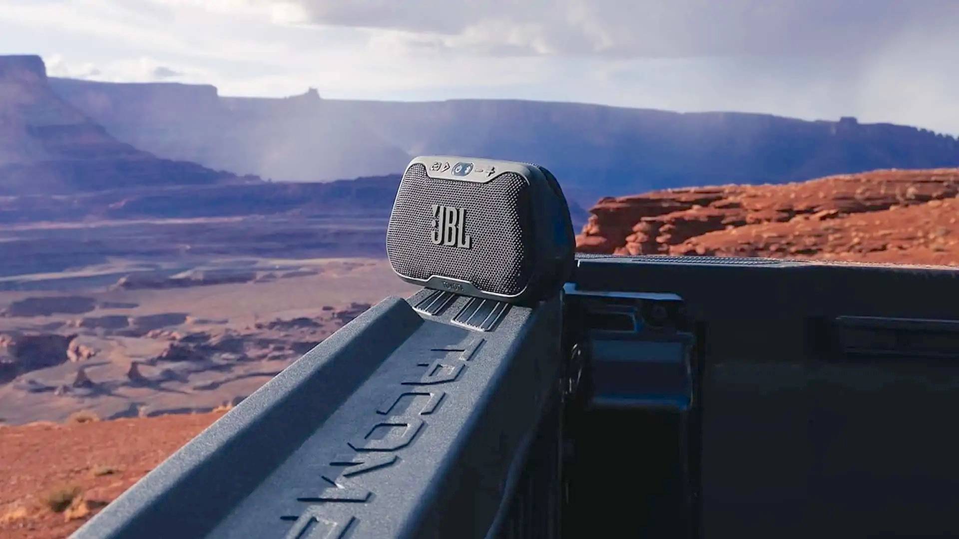 2024 Tacoma Teaser 5/16: 2024 Tacoma TRD Pro & Trailhunter Overhead View in Two Colors w/ Black Roof + May 19 1:30AM ET Debut Confirmed! 2024-toyota-tacoma-jbl-bluetooth-speaker-1-jpe