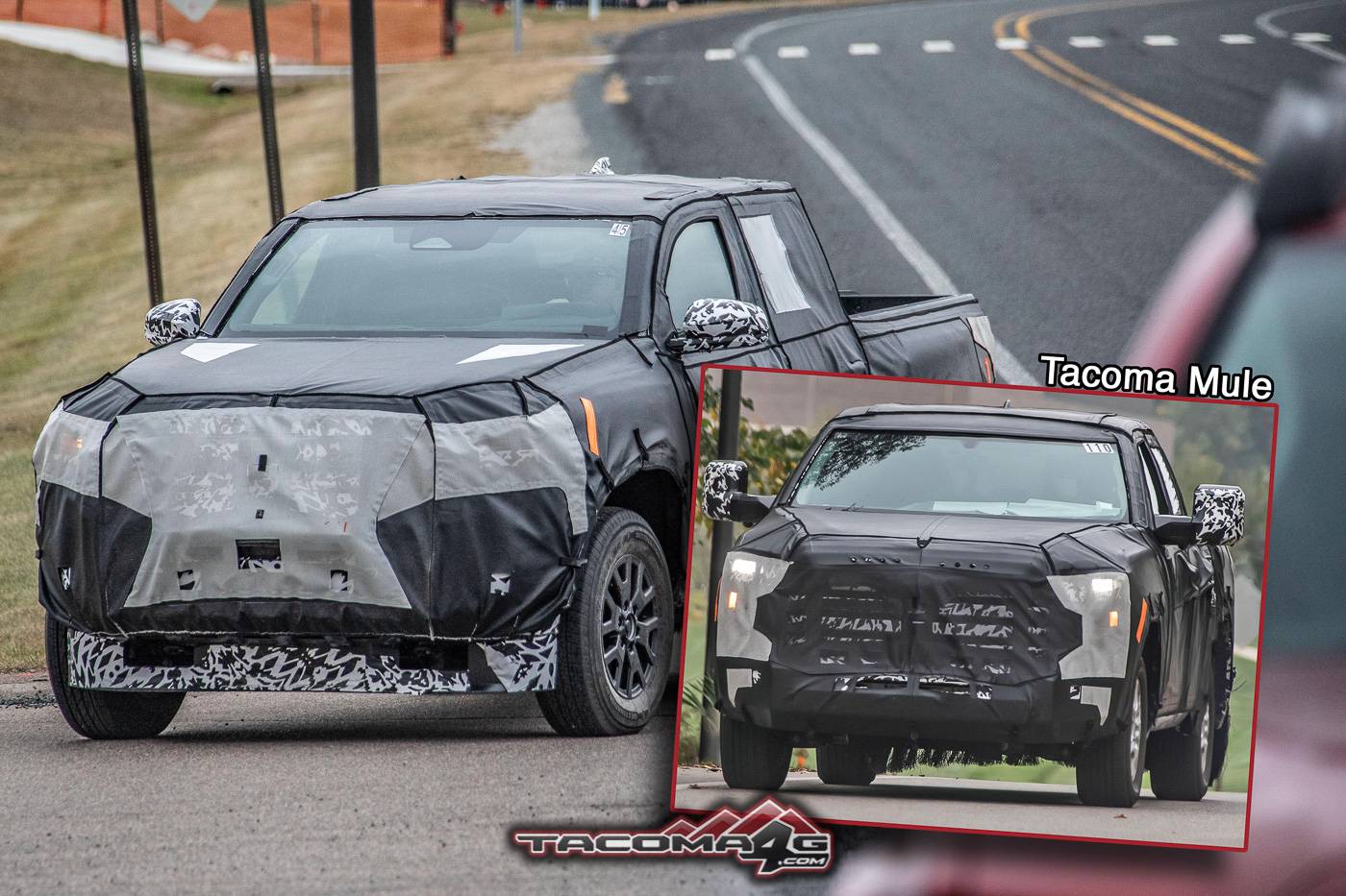 2024 Tacoma 📸 2024 Toyota Tacoma Production-Bodied Prototype Spied Testing 2024-toyota-tacoma-production-body-prototype-spied-3