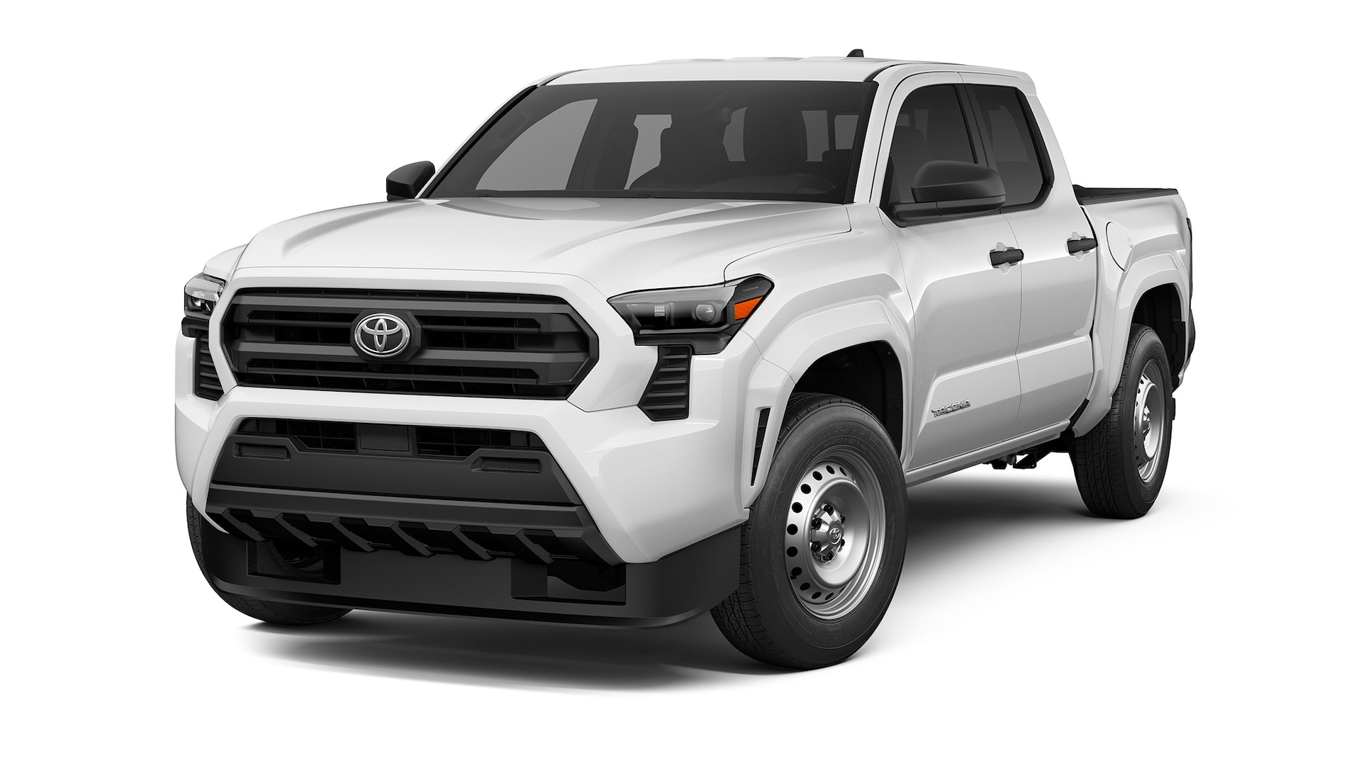 2024 Tacoma Steel wheels on 2024 Tacoma SR -- first photo of the steelies 2024-Toyota-Tacoma-SR-steel wheels steelies