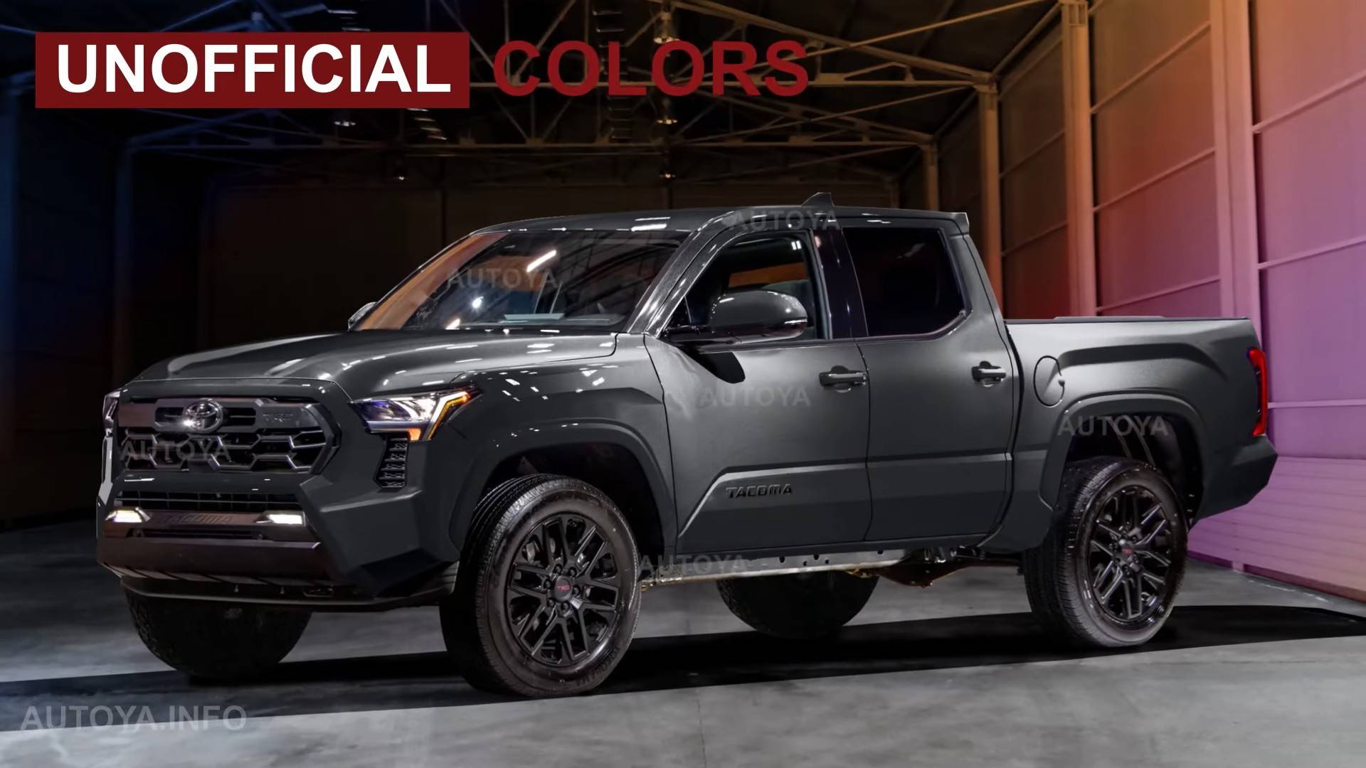 2024 Tacoma 2024 Tacoma TRD Colors Previewed Via CGI Renderings 2024-toyota-tacoma-trd-brandishes-all-juicy-color-options-albeit-only-in-cgi_14