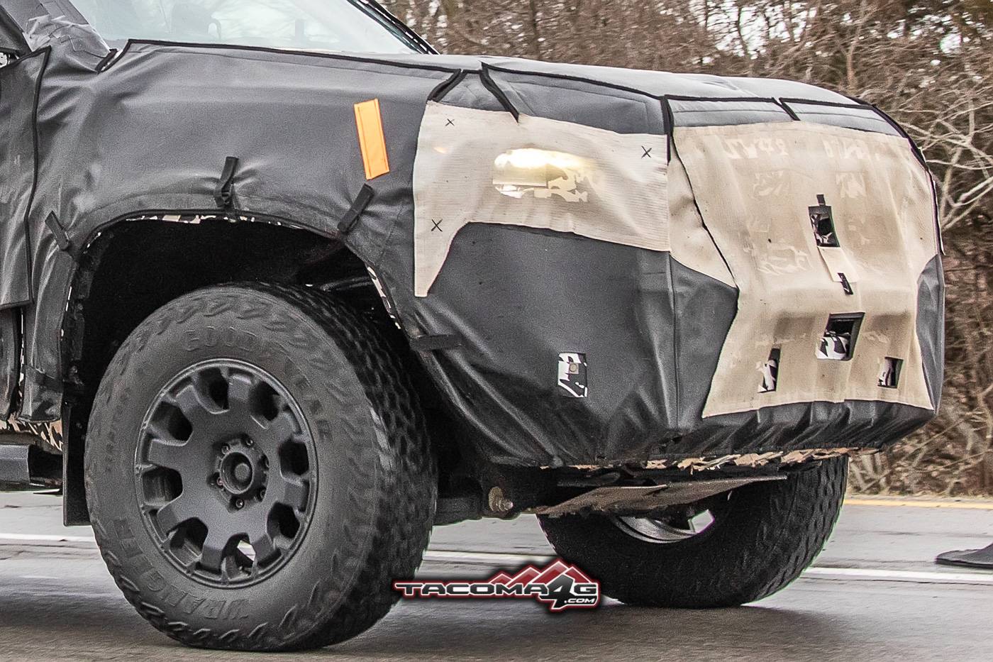 2024 Tacoma Spied: 2024 Toyota Tacoma TRD Pro / Trailhunter Prototype 1st Sighting Reveals Rugged Off-Road Details + Rear Disc Brakes 📸 2024-toyota-tacoma-trd-pro-prototype-6