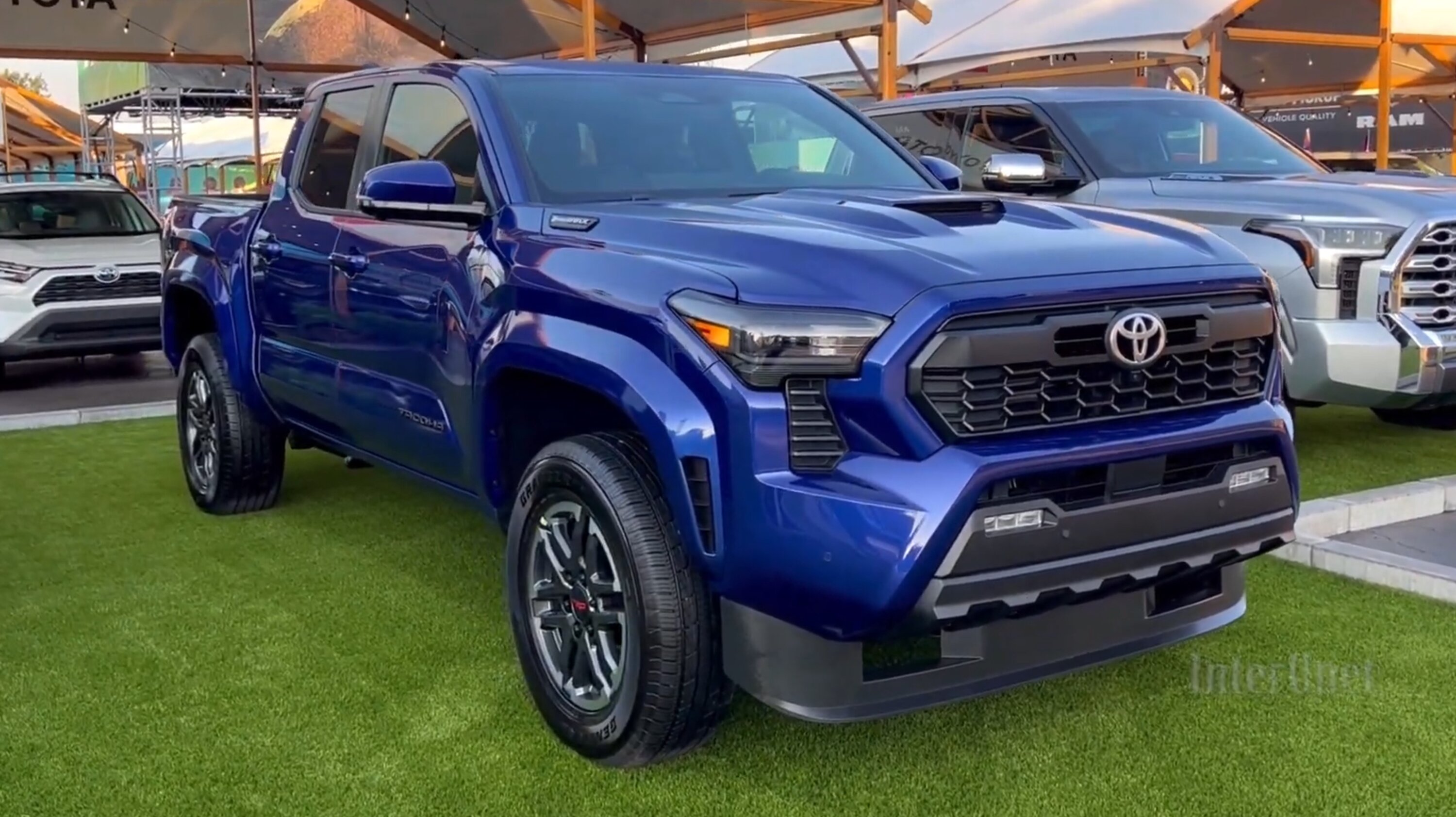 2024 Tacoma Official BLUE CRUSH 2024 Tacoma Thread (4th Gen) 2024 Toyota Tacoma TRD Sport i-Force MAX Blue Crush Metallic exterior interior suspension 28