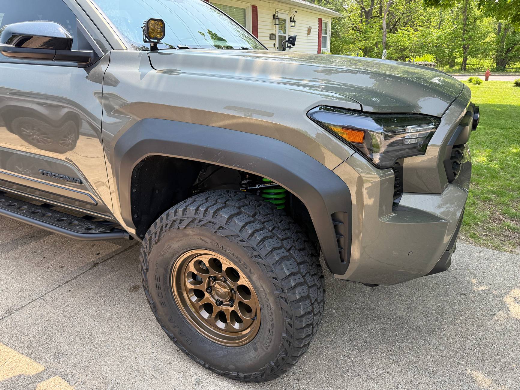 2024 Tacoma Bronze Oxide TRD OR 3" Lift, 35" Baja Boss ATs, SCS Blaze 10s +20 Offset 2025-06-01 13.28.06