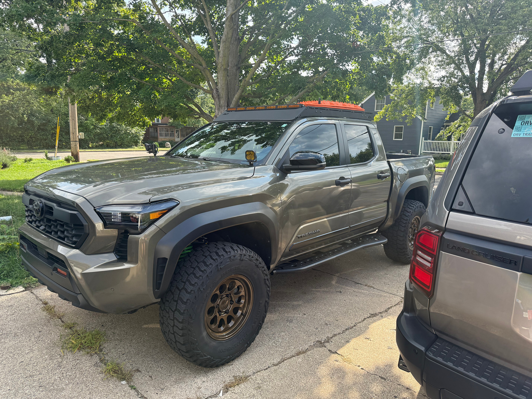 2024 Tacoma RCI Roof Rack installed w/ Diode Dynamics 42" inch light bar. 2025-08-22 16.55.50