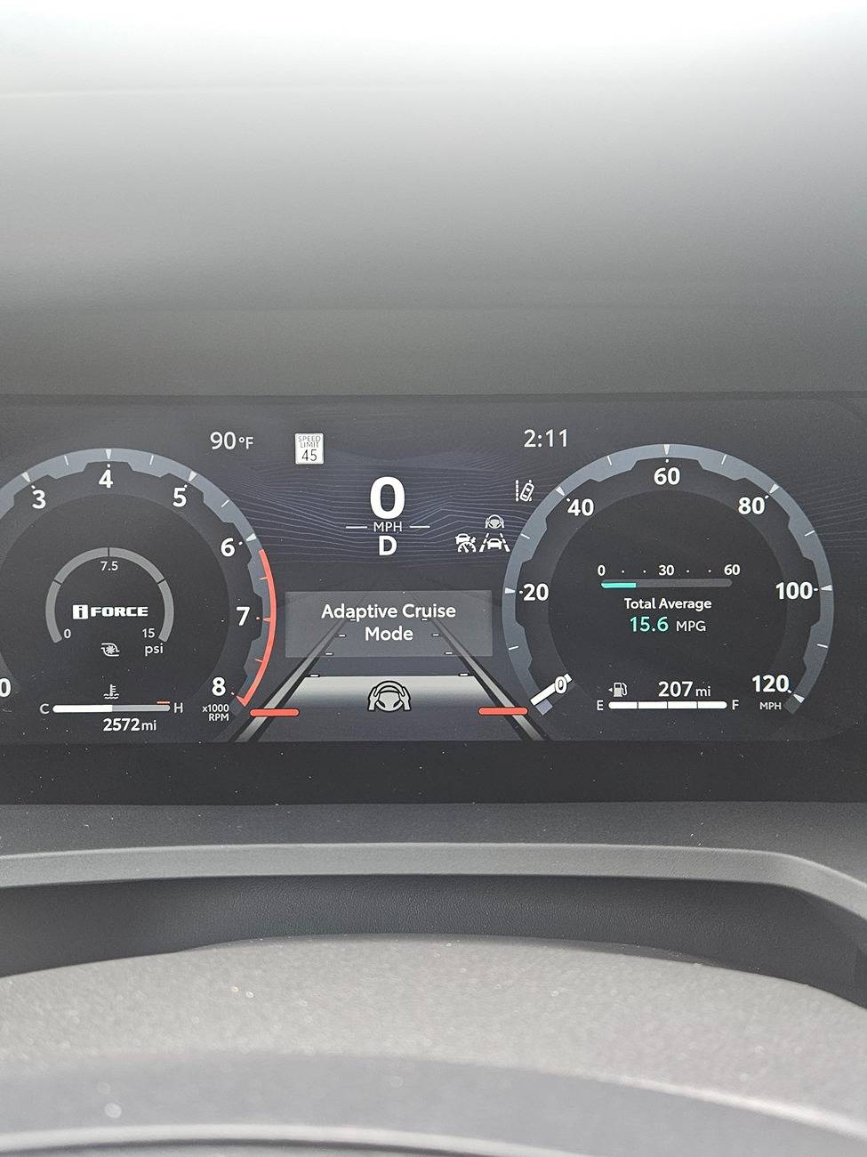 2024 Tacoma Fuel gauge issue 20250513_141141