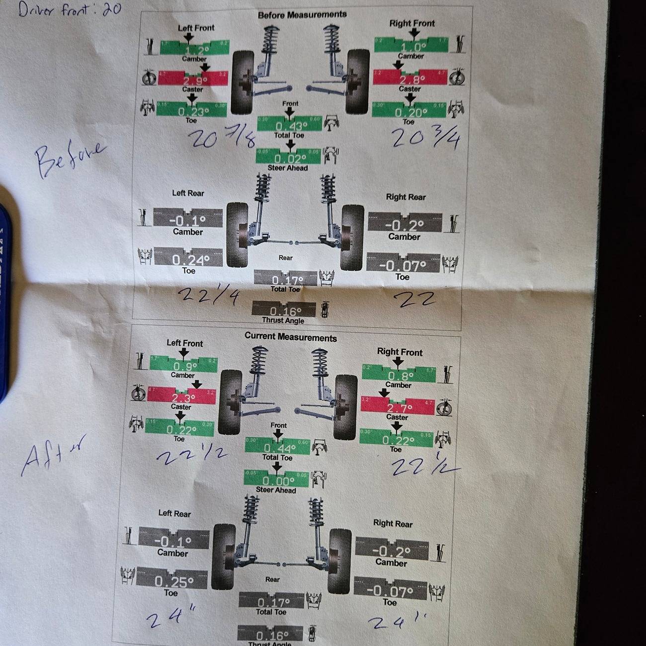 2024 Tacoma Alignment spec bad?? 20250520_122354