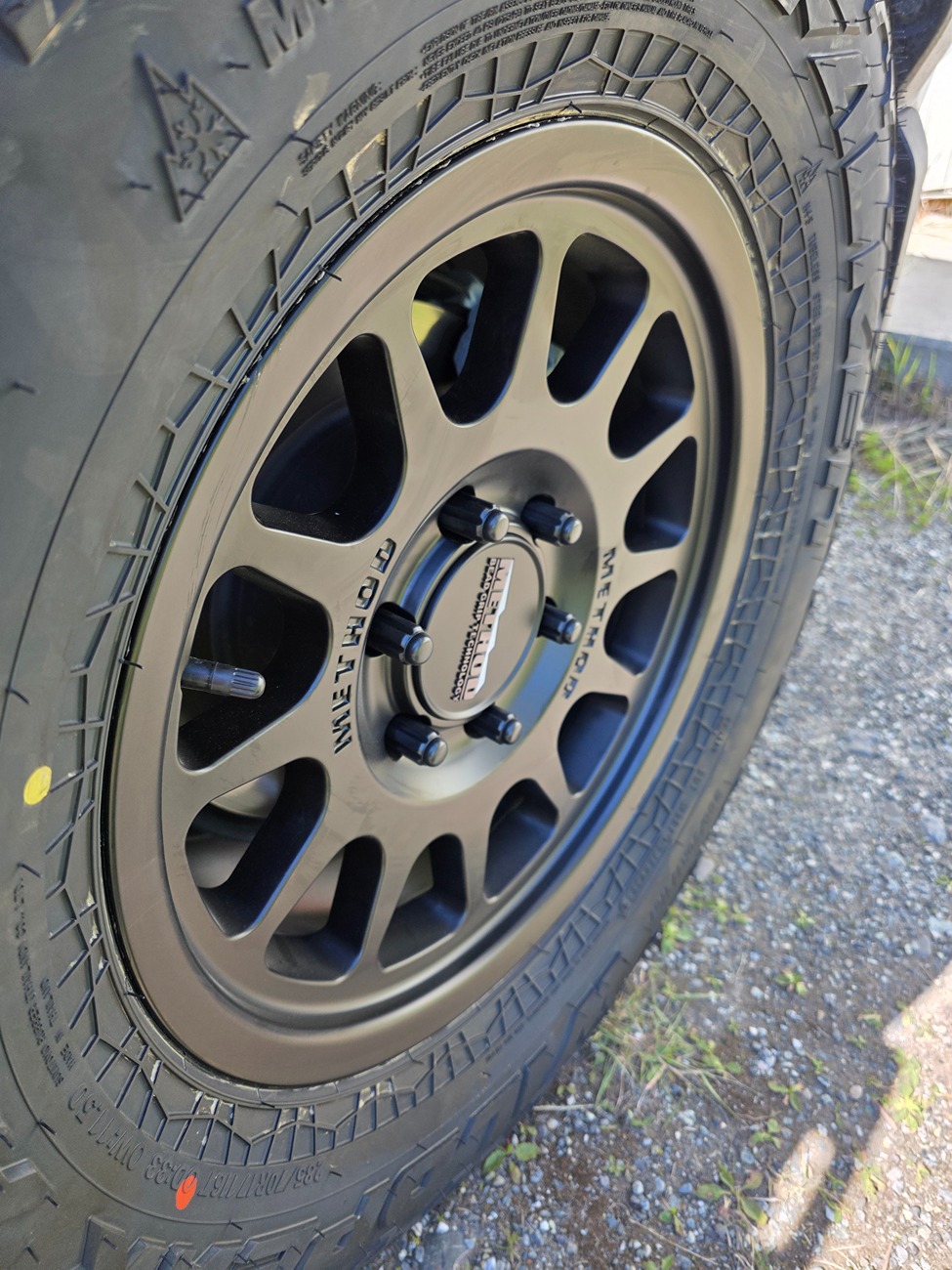 2024 Tacoma Spline Nuts on Spare tire? 20250614_123705