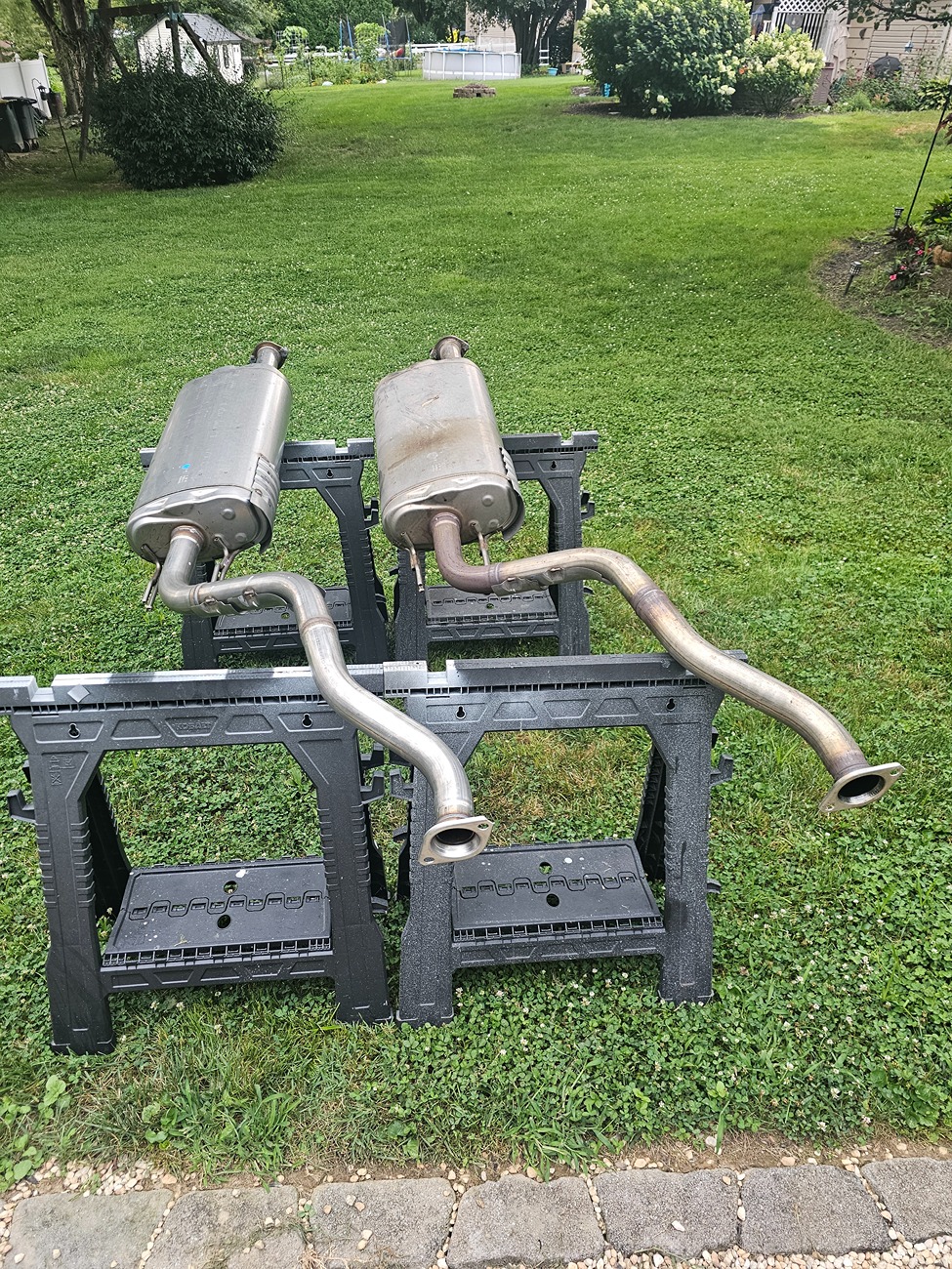 2024 Tacoma TRD Offroad OEM center pipe vs "TRD center pipe" 20250726_192406