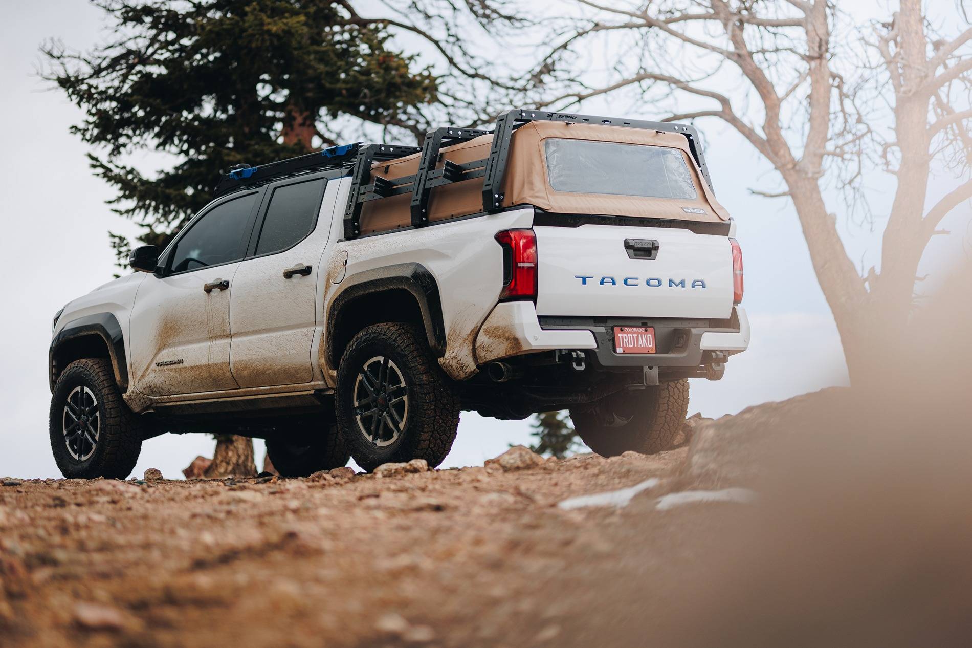 2024 Tacoma Softopper Exo Truck Bed Rack 2J6A2340 (2)