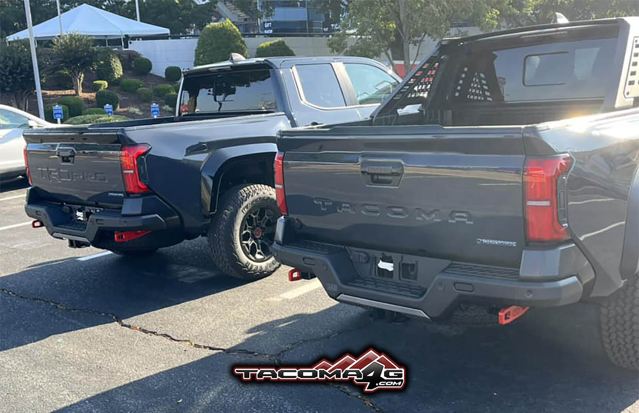 2024 Tacoma Underground TRD PRO vs. TRAILHUNTER 2024 Tacomas side-by-side comparison 386337969_122135840564010156_6275493522073797731_n