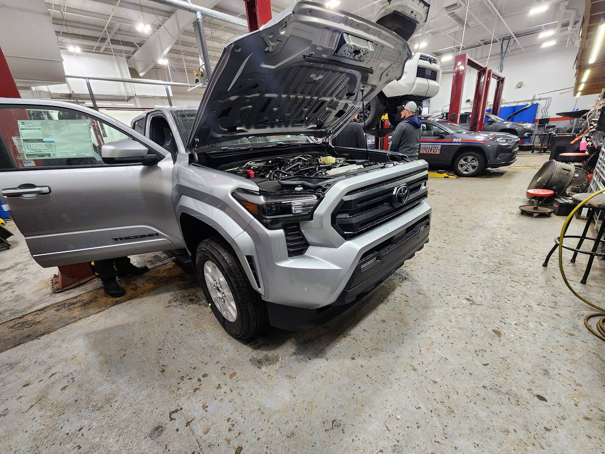 2024 Tacoma 2024 Tacoma arrives at a dealership! - Silver SR5 422401855_7052269521509346_5267396885150577366_n