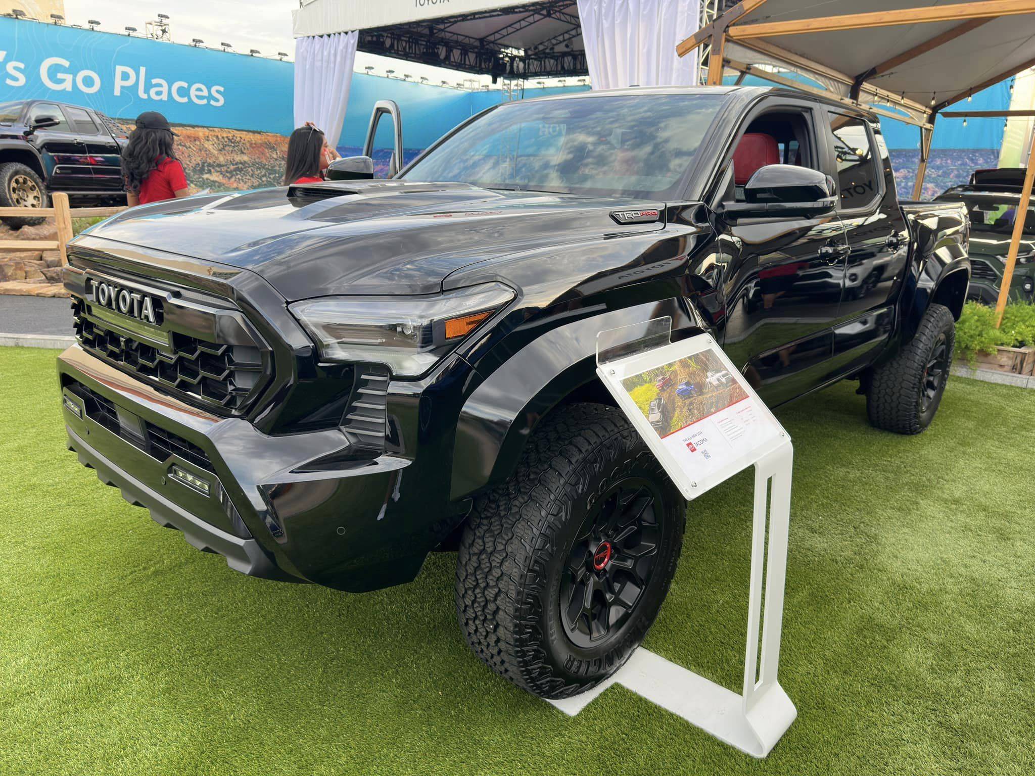 2024 Tacoma Official BLACK 2024 Tacoma Thread (4th Gen) 4th gen Black Tacoma TRD Pro Red Interior 2024 model 1