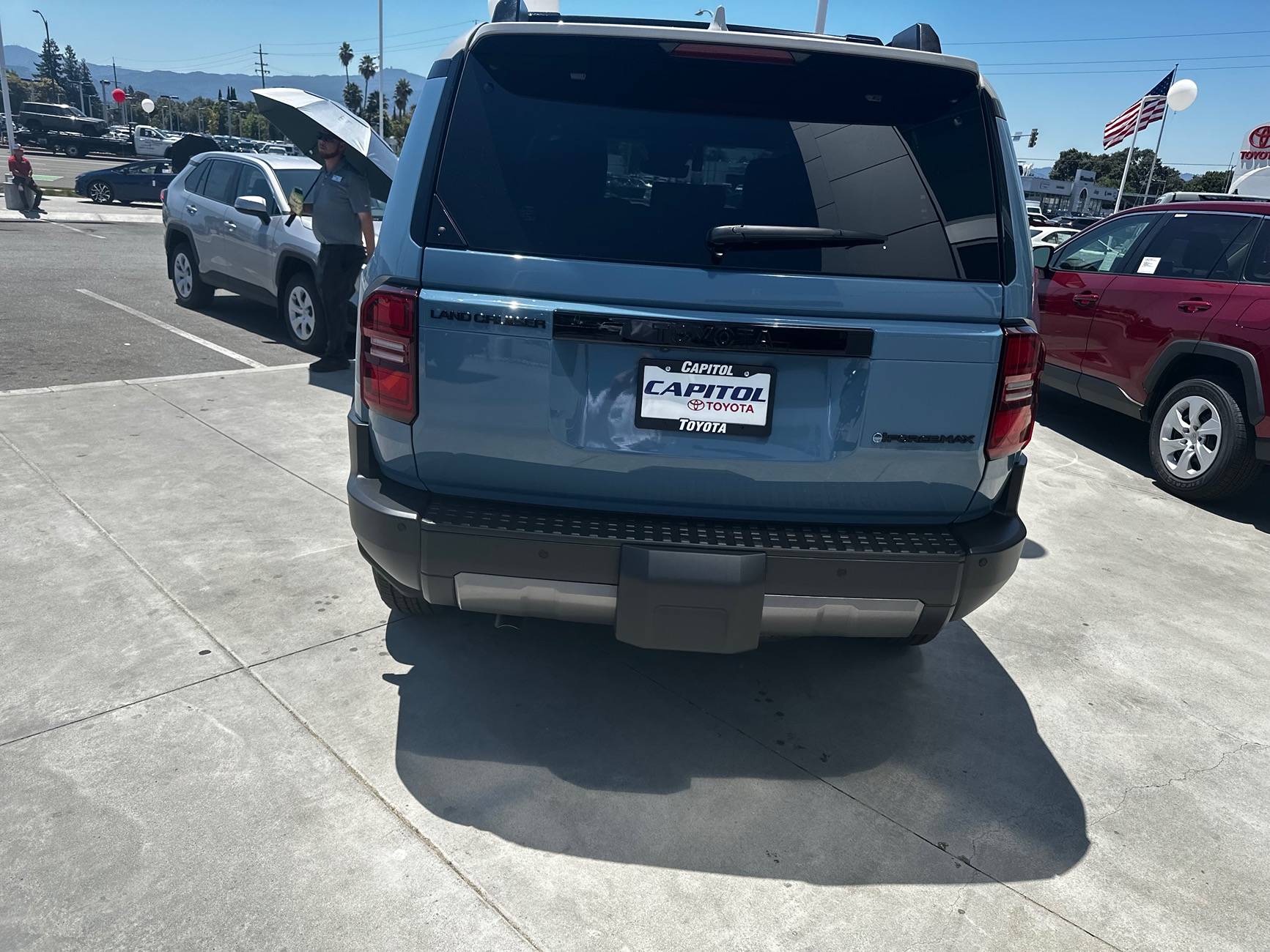 2024 Tacoma At Toyota Dealer - evaluating which Land Cruiser to take home. 77456062786__105AFF31-FBEE-4E57-A096-0DD3E0DE2C26