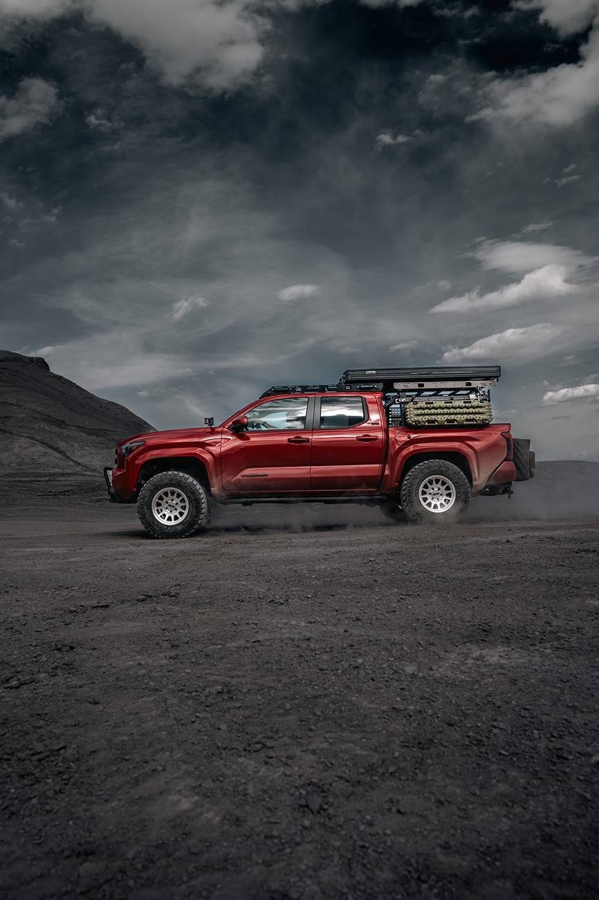 2024 Tacoma 2024 4th Gen Toyota Tacoma Overland Bed Rack by Cali Raised LED _dsc5837-
