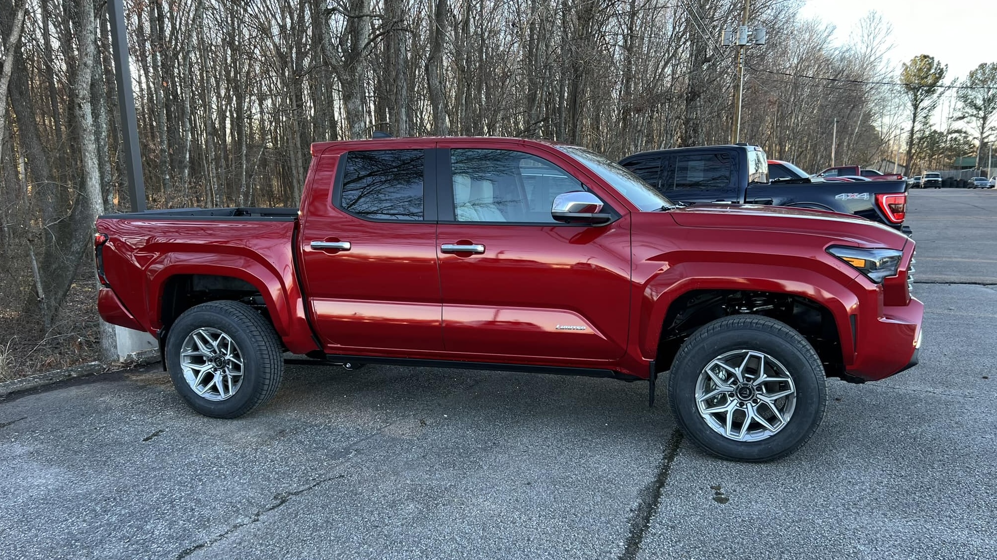 2024 Tacoma Aftermarket wheels & tires on 2024 Tacoma Limited in Supersonic Red Aftermarket wheels & tires on 2024 Tacoma Limited in Supersonic Red