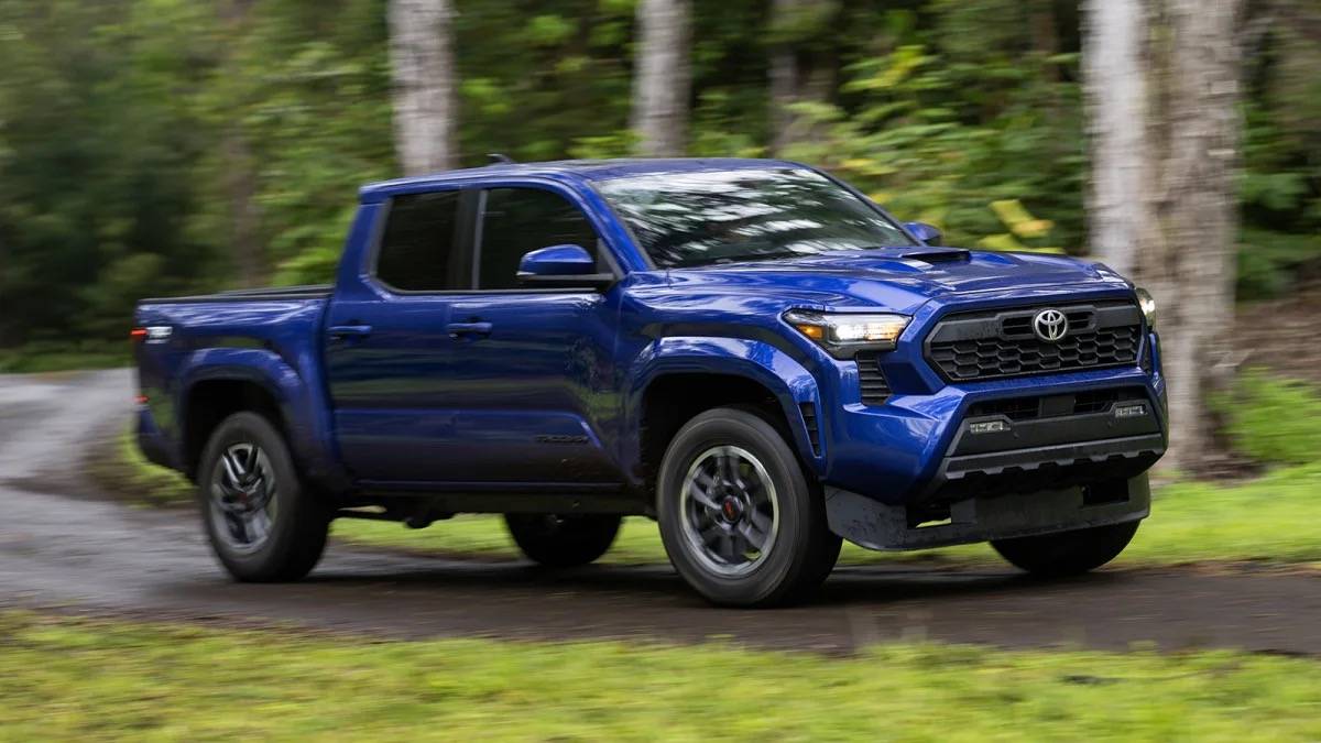 2024 Tacoma 2024 Tacoma TRD Sport Photos (Exterior, Interior, 6MT Manual Transmission) Blue Crush 2024 Tacoma TRD Sport 6MT Manual Transmission 1