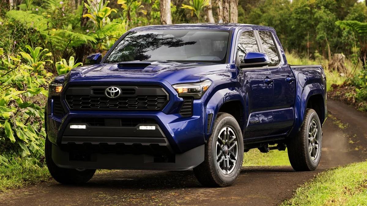 2024 Tacoma 2024 Tacoma TRD Sport Photos (Exterior, Interior, 6MT Manual Transmission) Blue Crush 2024 Tacoma TRD Sport 6MT Manual Transmission 3