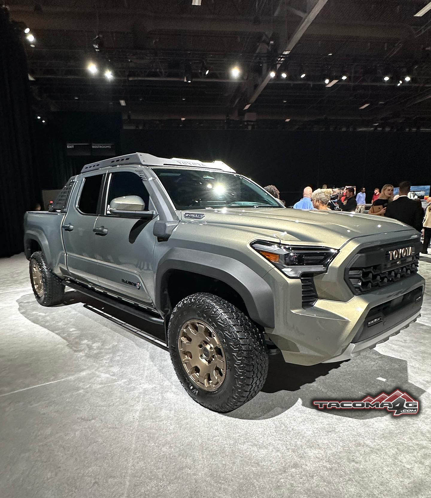 2024 Tacoma Bronze Oxide Trailhunter + Ice Cap White TRD Pro 2024 Tacomas @ Toyota National Dealer Meeting Bronze Oxide 2024 Tacoma Trailhunter