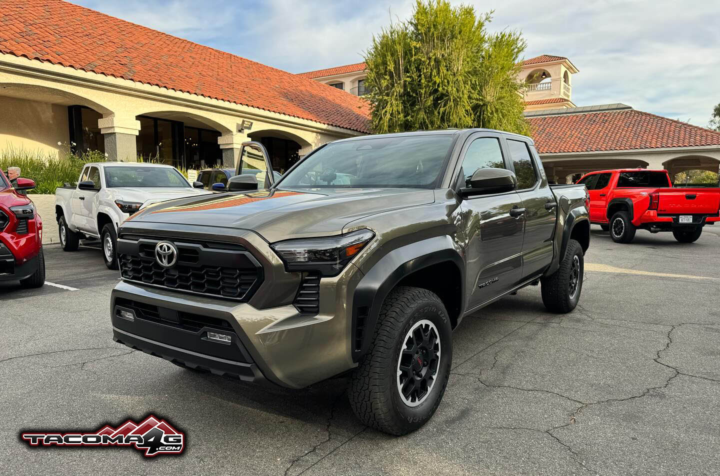 2024 Tacoma All 2024 Tacoma trims (SR, SR5, Limited, PreRunner, Limited, Trailhunter, TRD Sport/Offroad/Pro) in many colors @ media drive Bronze Oxide 2024 Tacoma TRD Offroad