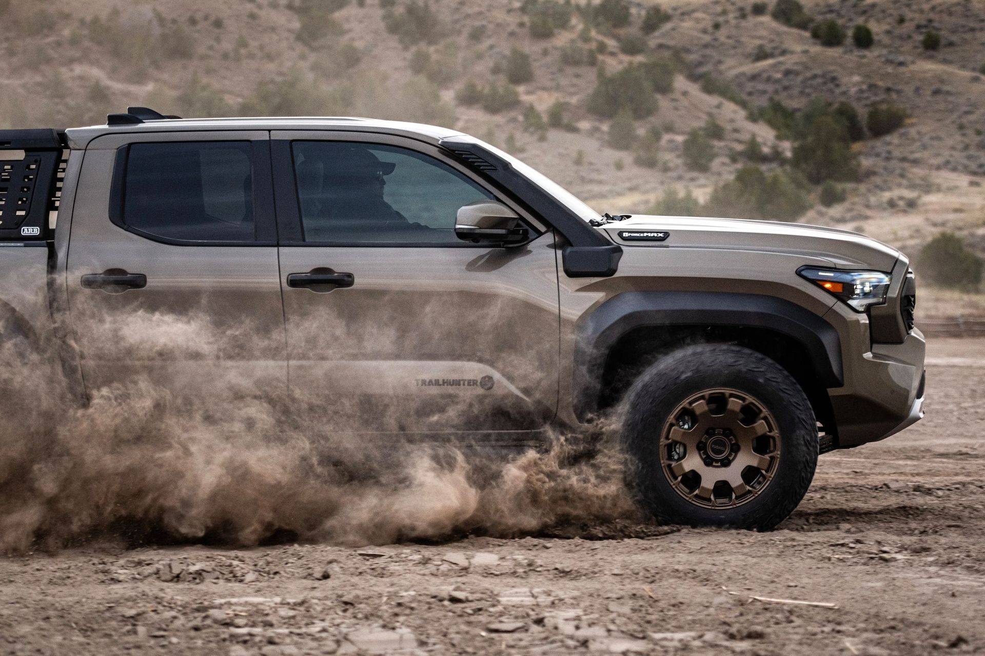 2024 Tacoma XOVERLAND's Tacoma Trailhunter Special Series Starting Feb 19 Bronze Oxide Trailhunter 2024 Tacoma action shots 5